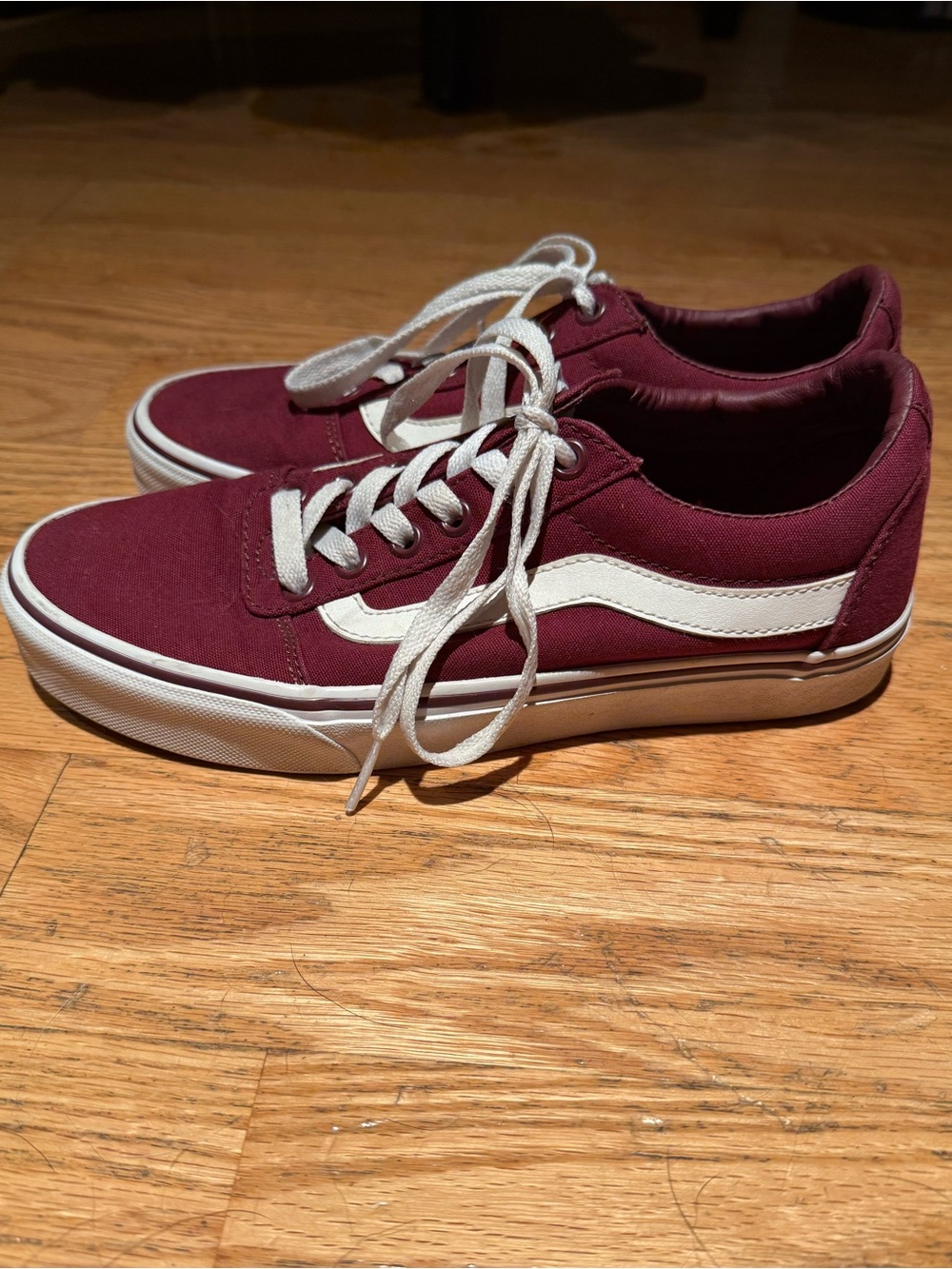 Maroon Vans Sneakers - Picture 3 of 7
